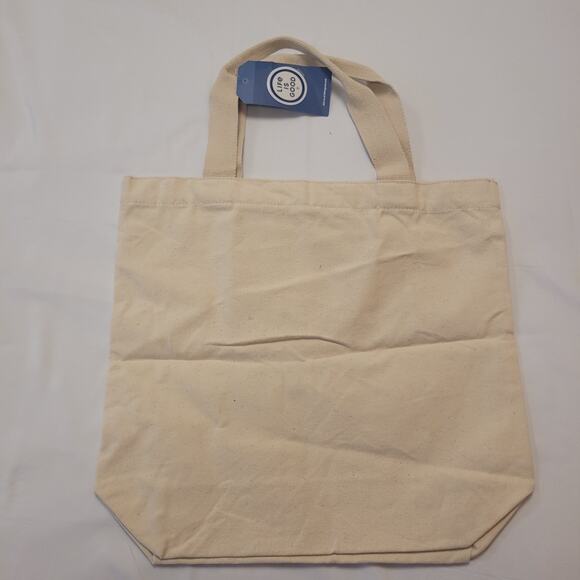 Life is Good Bag Cream Canvas Simplicity Tote Chocolate Understands NWT New - Picture 10 of 11